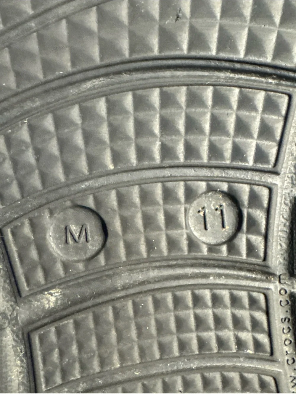 Croc Flip Flop Sandals Black/Gray size 11 M